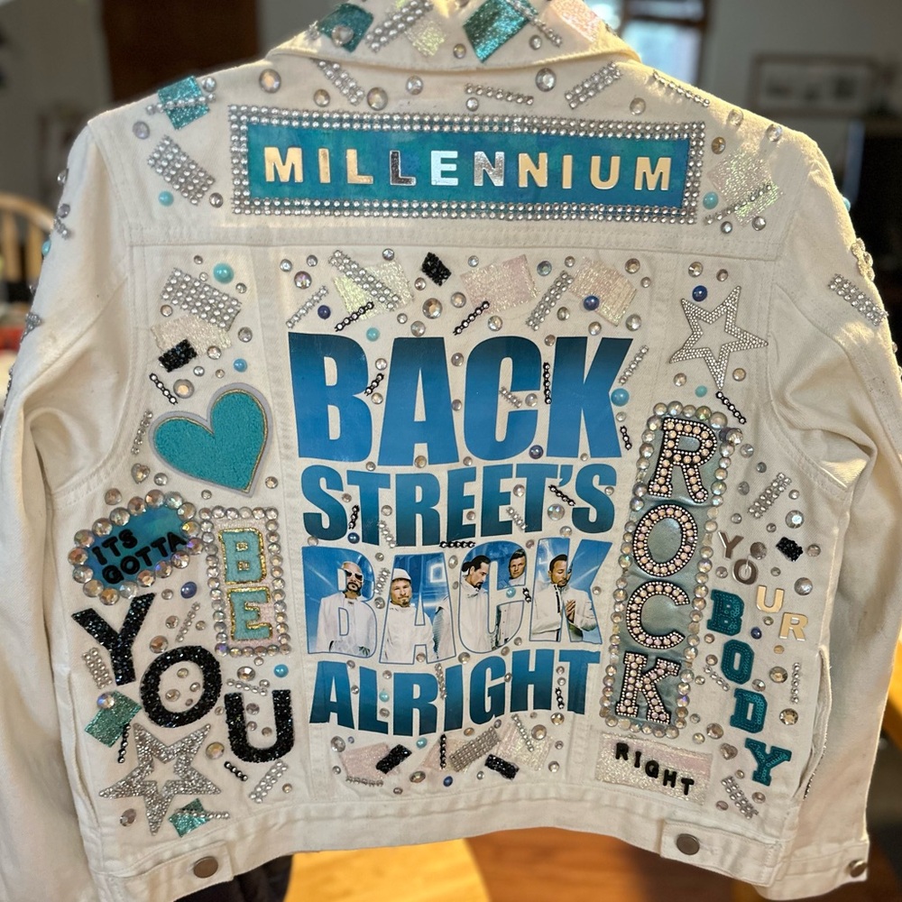 Custom made Backstreet Boys Into the Millenium Denim Jacket - Picture 3 of 6